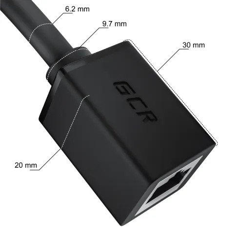 Greenconnect RJ45(m) - RJ45(f) Cat. 6 U/UTP LSZH 0.5м фото 3