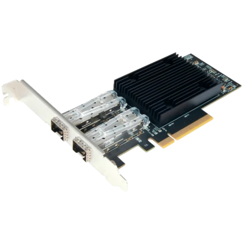Сетевая карта/ Broadcom PCIe 2-Port 10G SFP+ Network Adapter фото 1