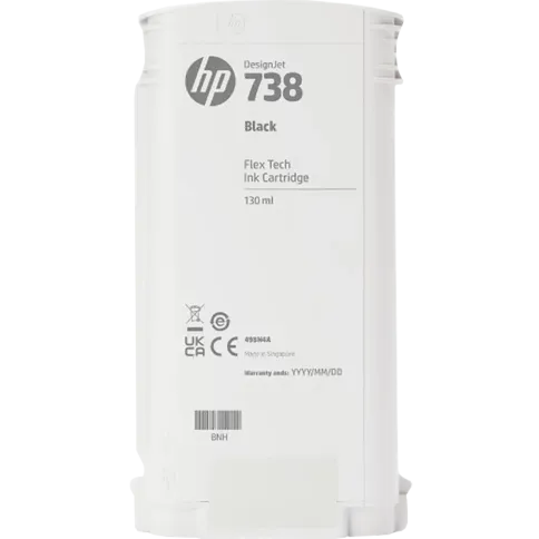 Картридж HP 738 498N4A 130-ml Black DesignJet Ink Cartridge фото 2