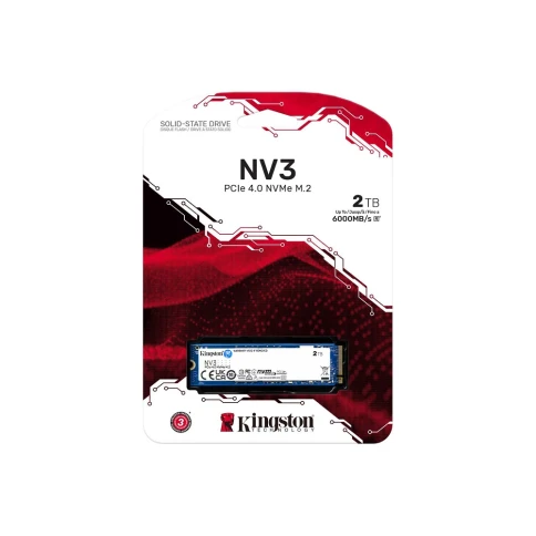 Твердотельный накопитель/ Kingston SSD NV3, 2000GB, M.2(22x80mm), NVMe фото 3