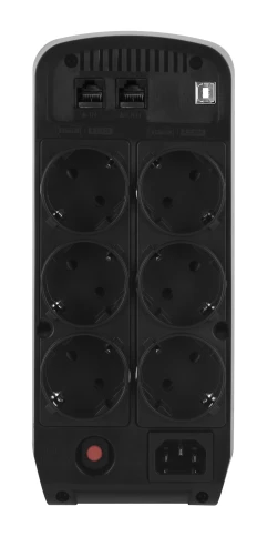 ИБП CyberPower CP900EPFCLCD, Line-Interactive, 900VA/540W, 6 Schuko розеток, USB, RJ11/RJ45,... фото 5