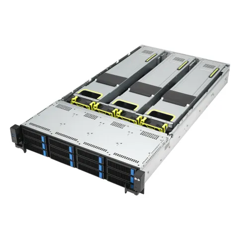 Серверная платформа/ ASUS RS720-E11-RS12U, 2U, 2 x LGA4677,  32 DIMM DDR5, 12=8 x NVMe/SAS*/SATA + 4 NVMe/SATA hs, 2 x M.2 slot, 2 x 10Gbe (X710) RJ45 port,Up to 8 slots PCIe 5.0, 1 x OCP 3.0, 1+1 1600W фото 5