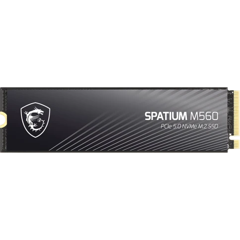 MSI SSD SPATIUM M560, 1000GB, M.2(22x80mm), NVMe, PCIe 5.0 x4,... фото 1