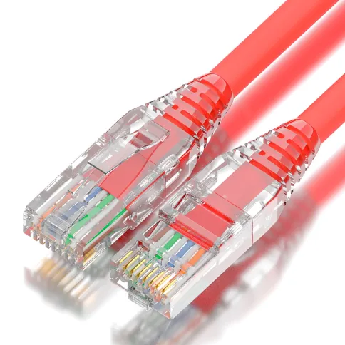 Greenconnect RJ45(m) - RJ45(m) Cat. 5e UTP  0.15м красный фото 1