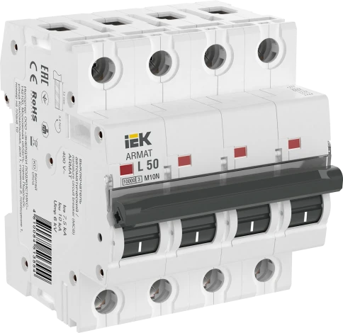 ARMAT Авт. выкл. M10N 4P L 50А IEK фото 1