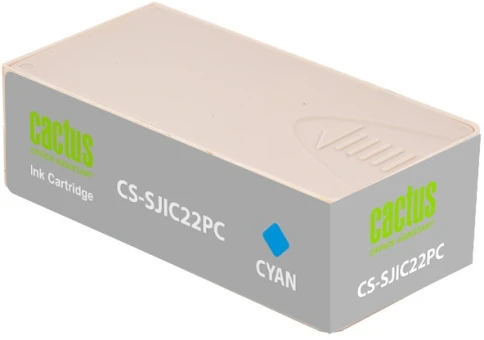 Картридж струйный Cactus CS-SJIC22PC C33S020602 голубой (34мл) для фото 2