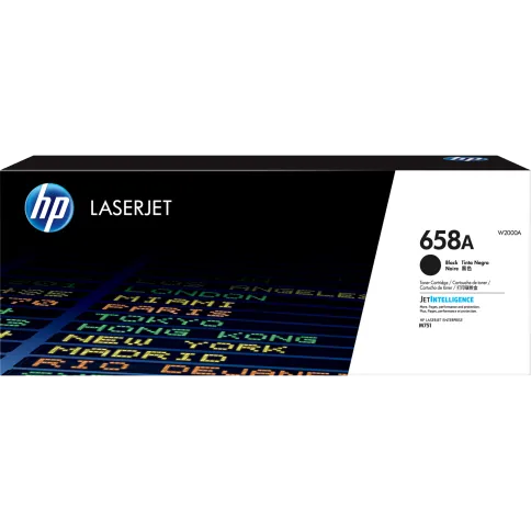 HP 658A Black Original LaserJet Toner Cartridge (W2000A) фото 1