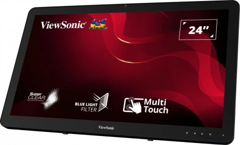 Монитор ViewSonic 23.6" TD2430 черный VA LED 16:9 HDMI M/M матовая 200 фото 6