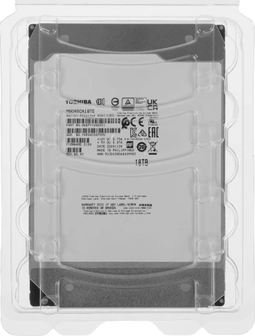 Жесткий диск Toshiba SAS 3.0 18Tb MG09SCA18TE 512E (7200rpm) 512Mb... фото 6