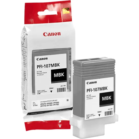 Canon PFI-107 MBK (6704B001) фото 3