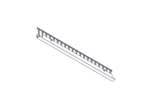 Vertical cable manager Systeme Electric, Excelente series, 42U, plasti фото 8