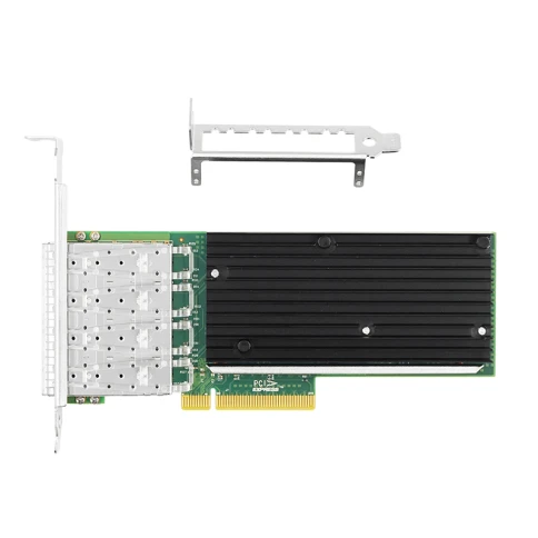 Сетевая карта/ PCIe x8 10G Quad Port Fiber Server Network... фото 3