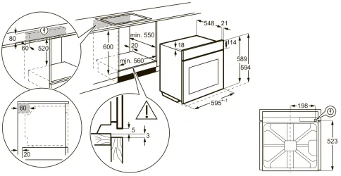 ELECTROLUX EOF5F70X фото 6