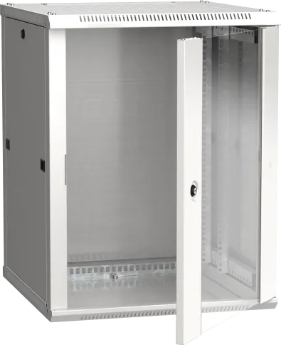 ITK Шкаф LINEA W 15U 600x600 мм дверь стекло, RAL7035 фото 2