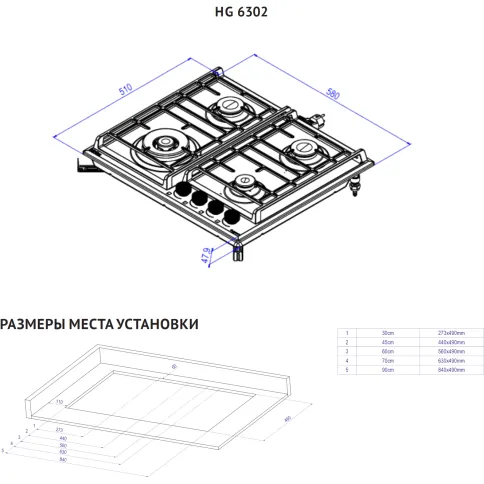 KORTING HG 6302 CTB фото 3