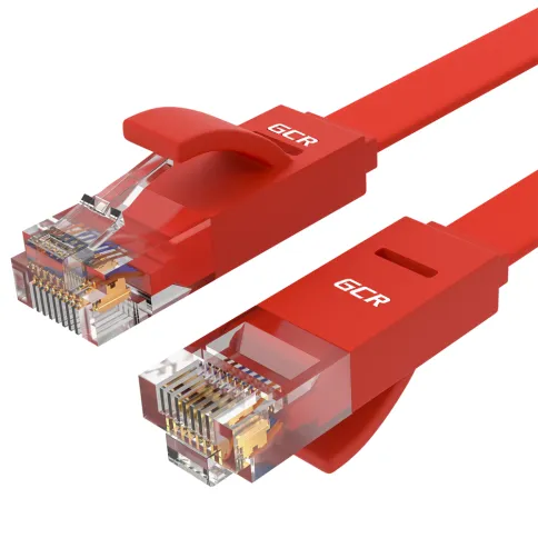 Greenconnect RJ45(m) - RJ45(m) Cat. 6 U/UTP PVC 15м красный фото 1