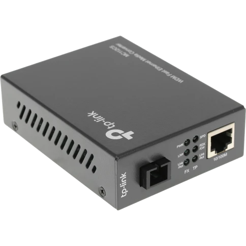 Конвертер/ 10/100Mbps RJ45 to 100Mbps single-mode SC fiber Converter, Full-duplex,Tx:1310nm,... фото 1