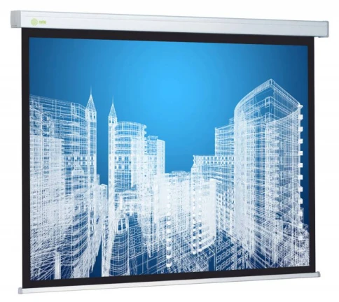 Экран Cactus 187x332см Wallscreen CS-PSW-187x332 16:9 настенно-потолочный рулонный белый фото 1
