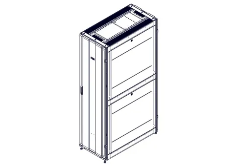 Шкаф Systeme Electric, серия Uniprom, 48U-600/1200, боковые панели 4шт фото 8