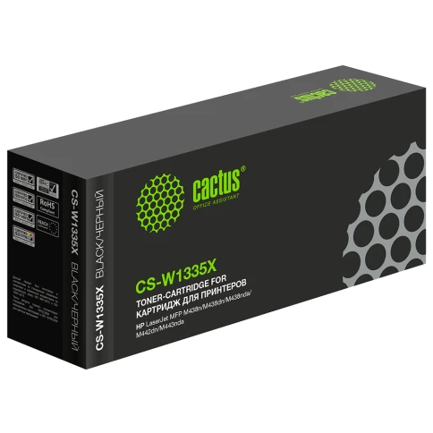 Картридж лазерный Cactus CS-W1335X W1335X черный (13700стр.) для HP фото 1