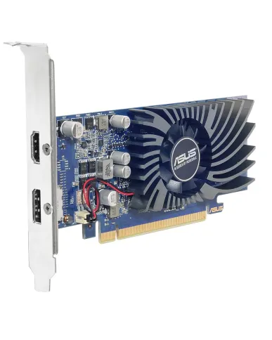Видеокарта/ VGA ASUS NVIDIA GeForce GT 1030 2GB, GDDR5/64-bit, PCIe 3.0, 1xHDMI 2.0, 1xDP, 2-slot  90YV0AT2-M0NA00 фото 3