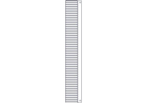Horizontal bottom seal for cabinets of the Uniprom series, 750 mm wide фото 5