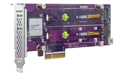 Плата расширения/ QNAP QM2-2P-344A 2 x M.2 22110 or 2280 PCIe (Gen3 x4 фото 7