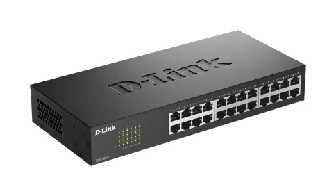 Коммутатор/ DES-1024D Unmanaged Switch 24x100Base-TX, metal case фото 3