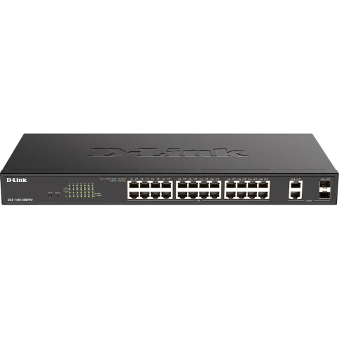 Коммутатор/ EasySmart L2 Switch 24х1000Base-T PoE, 2xCombo 1000Base-T/SFP, PoE Budget... фото 1