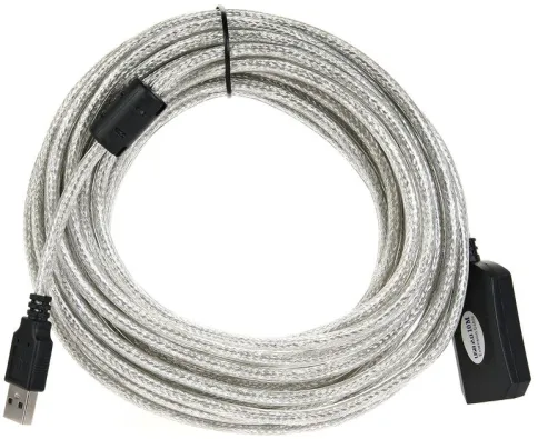 VCOM USB 2.0 Type-AM - USB 2.0 Type-AF 10м фото 1