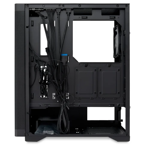 Корпус без блока питания/ Case HSPD M520, Mesh Mid Tower, Black, slide фото 7