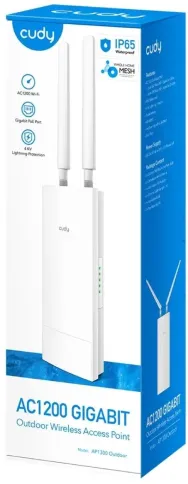 Точка доступа/ AC1200 WiFi Gigabit Outdoor Access Point, 867Mbps at 5G фото 5