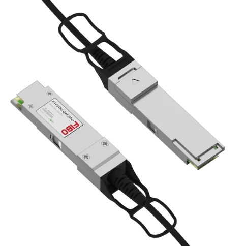 Кабель/ FIBO FT-Q100-DAC05m QSFP28 to QSFP28 DAC модуль, медный кабель Belden, 0,5м фото 2