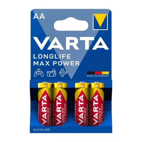 Varta LONGLIFE MAX POWER (MAX TECH) LR6 AA BL4 Alkaline 1.5V фото 1