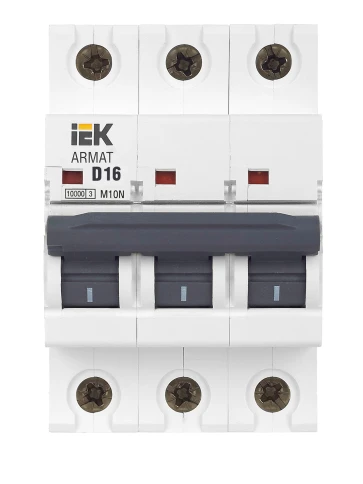 ARMAT Авт. выкл. M10N 3P D 16А IEK фото 2