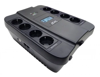 Источник бесперебойного питания Powercom Spider SPD-1100U LCD USB 605Вт 1100ВА чер (плохая упаковка) фото 1