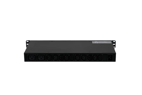 БРП Uniprom, с мониторингом, 1U, 240В, 1Ф, 16A, 10xC13 2xC19, 2м, IEC3 фото 3