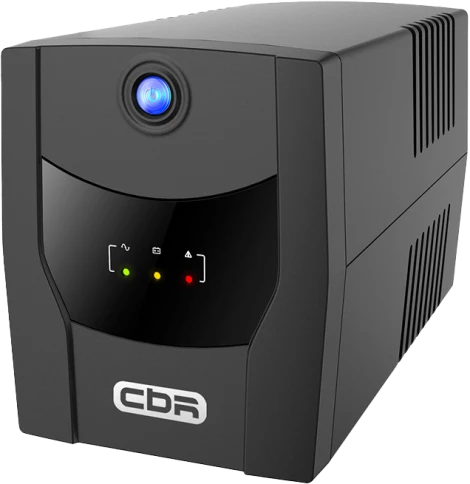 Башенный линейно-интерактивный ИБП/ ИБП CBR [QTM-1200T-6I-LCUC] Line Interactive  1200VA/720W 9Ah12V 6 x С13, HID-USB, RJ45/11 фото 1