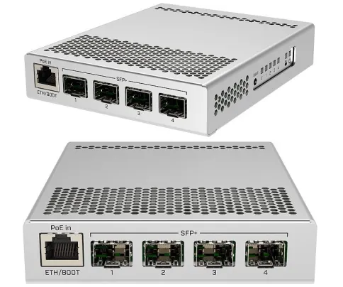 Коммутатор/ CRS305-1G-4S+IN Cloud Router Switch Five-port desktop swit фото 3