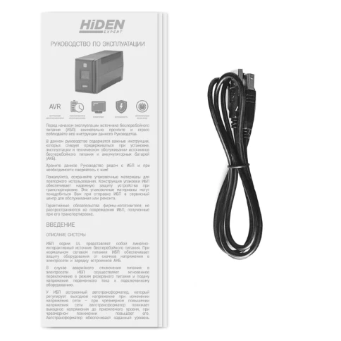 ИБП HIDEN EXPERT ULS600С 600ВА/360Вт/ Line-Iinteractive Tower UPS Schuko LCD фото 5