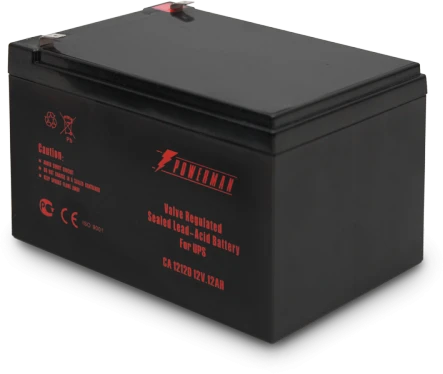 Батарея POWERMAN Battery CA12120, напряжение 12В, емкость 12Ач,макс. ток разряда 180А, макс. ток заряда 3.6А, свинцово-кислотная типа AGM, тип клемм F2, Д/Ш/В 151/98/94, 3.6 кг./ Battery POWERMAN Battery CA12120, voltage 12V, capacity 12Ah, max. discharge фото 2