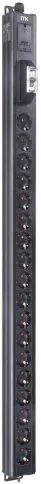 ITK BASE PDU PV0111 24U 1ф 16А 18SCHUKO 2,6м SCHUKO фото 1