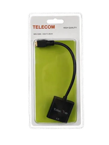 VCOM VGA (f) - mini-HDMI (m) 0.15м фото 3