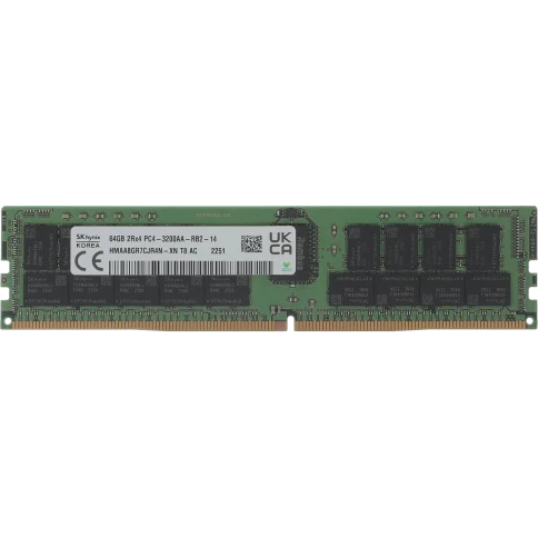 Память оперативная/ Hynix 64GB 3200MHz DDR4 RDIMM pulled фото 1