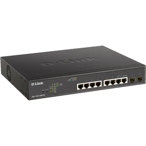 Коммутатор/ EasySmart L2 Switch 8х1000Base-T PoE, 2x1000Base-X SFP, Po фото 2
