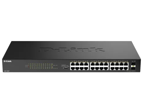 Коммутатор/ Конфигурируемый PoE-коммутатор, 24x1000Base-T PoE, 2x1000B фото 1