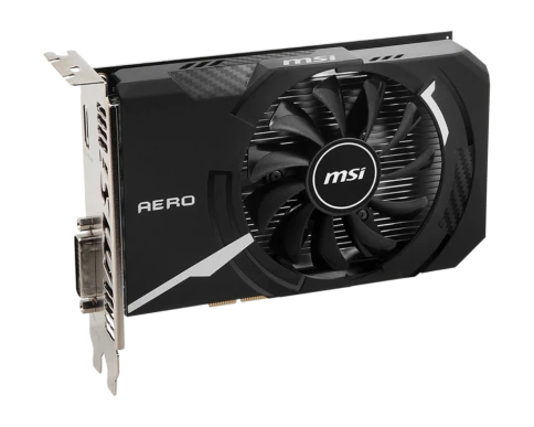 Видеокарта/ VGA MSI NVIDIA GeForce GT 1030 AERO ITX 4GD4 OC 4GB, DDR4/ фото 2
