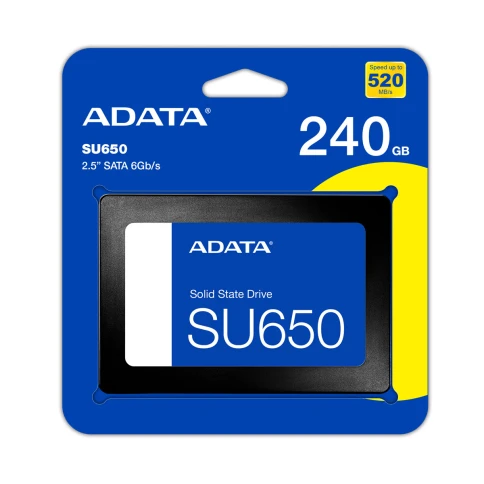 Твердотельный накопитель/ ADATA SSD Ultimate SU650, 240GB, 2.5" 7mm, S фото 7