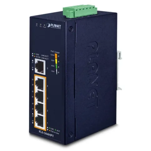 Коммутатор PLANET IGS-504HPT фото 1