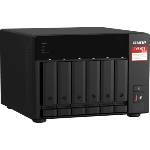 Сетевое хранилище без дисков/ SMB QNAP TVS-675-8G NAS, 6-tray w/o HDD, фото 4